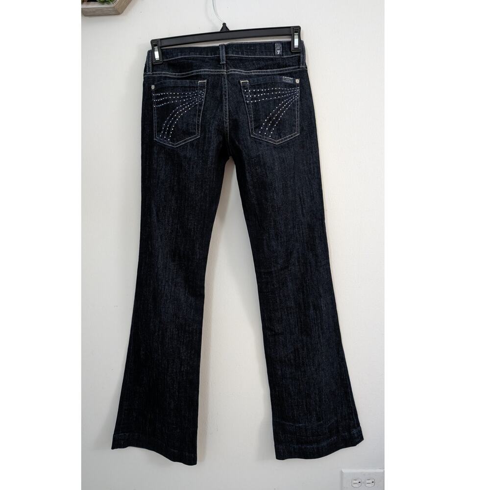 7 for all mankind vintage dojo crystal pocket bootcut jeans
